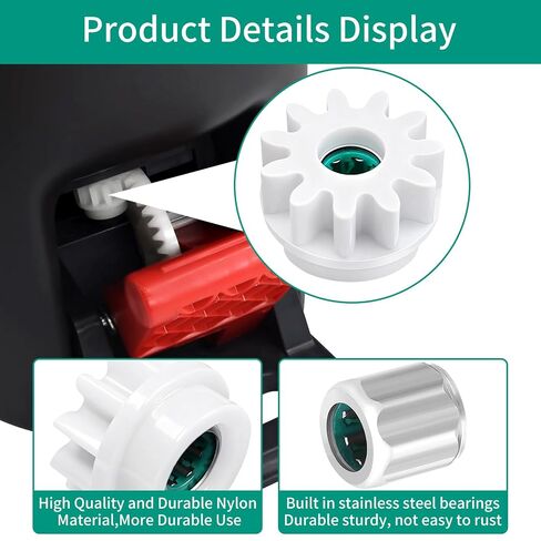 3 Pcs Pedal Bearing Replacement for O-Cedar Mop Bucket,Suitable Fix for 90% Rotation Mop Bucket on The Market,One Way Clutch Gear Sprockets Repair Spin Mop,Bucket,Mop Gears in Kuwait