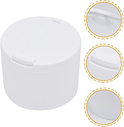 3pcs Cotton Swab Storage Box Lid, Multipurpose Pp Cotton Swab Holder for Bathroom and Bedside, Easy to Store Makeup Sponges and Toothpicks Organizer in Kuwait