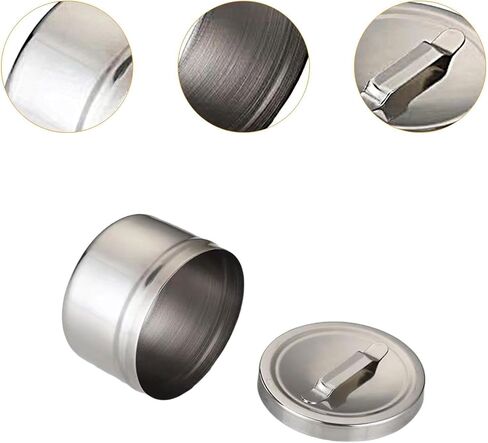 Stainless Steel Dressing Jar Dressing Unguent Storage Can Gauze Holder Unguent in Kuwait