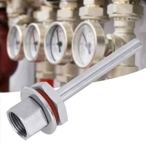 مجموعة Thermowell، طقم ميزان حرارة 4 بوصة، ملحقات Thermowell من الفولاذ المقاوم للصدأ، مستشعر درجة حرارة بدون لحام لملحقات تركيب البيرة in Kuwait