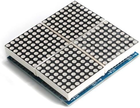 MAX7219 16x16 LED Module SPI Interface -40 درجة مئوية إلى 85 درجة مئوية درجة حرارة واسعة، تحكم في السطوع 16 مستوى in Kuwait