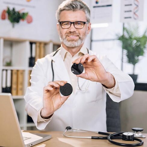 1 Set Stethoscope Tracker Holder Compatible with Airtag, Digital Stethoscope Safety Tracker Case with with 4 Name Stickers 2 Screws, 1 Screwdriver Compatible Prevent Loss in Kuwait