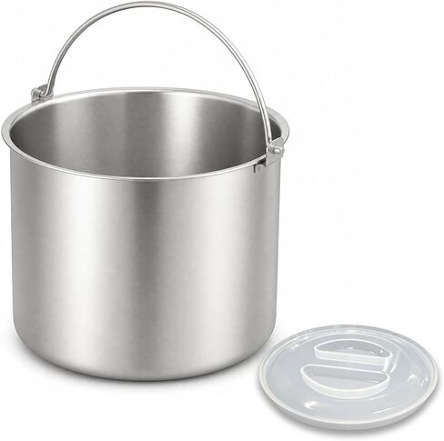 Ice Cream Machine(SU-I03) Accessories, Aluminum Alloy Inner Bowl & Lid Set in Kuwait
