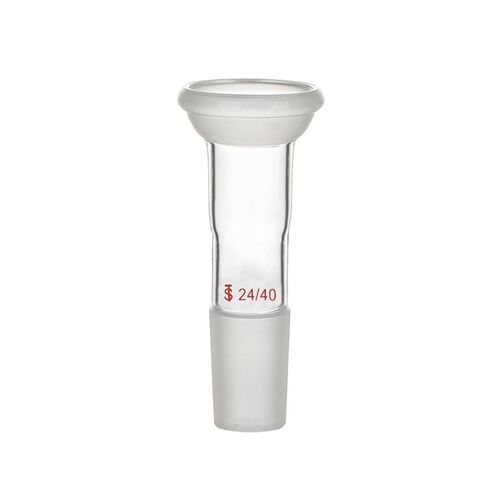 S35 35/20 Ball Joint to 24/40 Male Joint Glass Adapter in Kuwait
