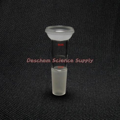 S35 35/20 Ball Joint to 24/40 Male Joint Glass Adapter in Kuwait