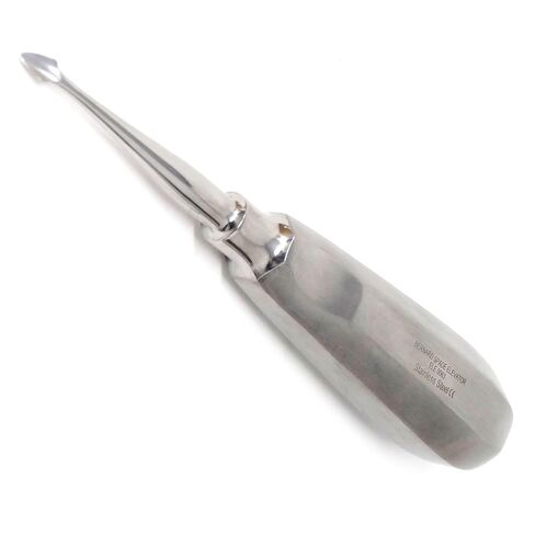 Premium Grade Dental Tooth Surgery Bernard Spade Concave Curved Root Tip Elevator, #63, Stainless Steel Dental Instrument in Kuwait