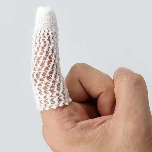 Tubular Bandage Elastic Net Finger Tubular Gauze Stretch Breathable Thumb Bandages for Finger Toes Wound Dressing (1.5cm x 10m) in Kuwait