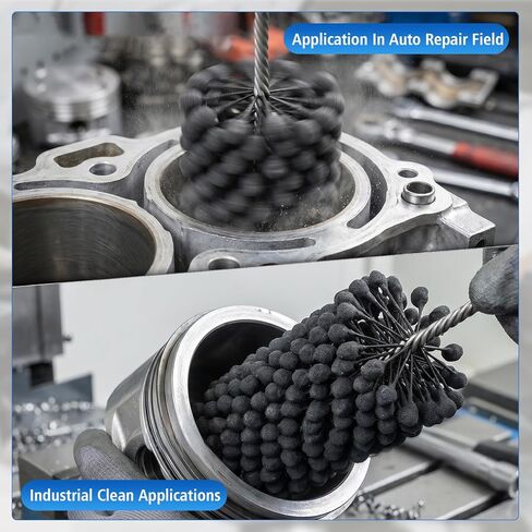 Cylinder Hone Tool 4 Inch with 240 Grit Ball Brush, Flexible Cylinder Ball Hone for Engine Ball Honing and Deburring, Ideal for Engine Rebuilding Applications with Cast Iron, Steel, Mild Steel. in Kuwait
