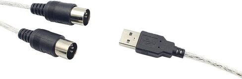 واجهة Baoblaze USB لتحويل MIDI لوحة مفاتيح الموسيقى والبيانو للكمبيوتر المحمول in Kuwait