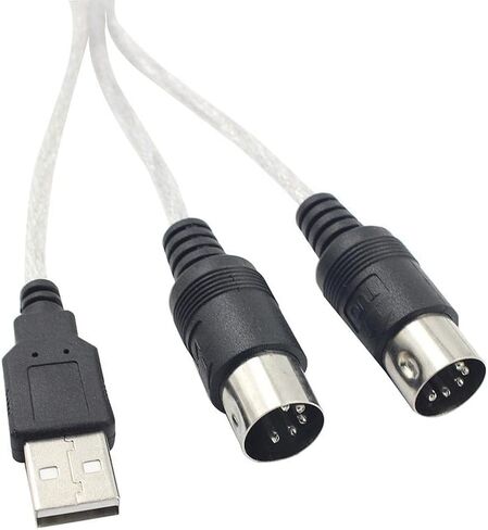 واجهة Baoblaze USB لتحويل MIDI لوحة مفاتيح الموسيقى والبيانو للكمبيوتر المحمول in Kuwait