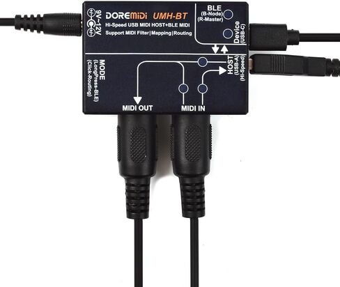 مضيف USB عالي السرعة BT BLE MIDI، منفذ مضيف USB 2.0، مضيف USB MIDI بلوتوث محمول، منفذ USB-C (UMH-BT) in Kuwait