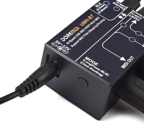 مضيف USB عالي السرعة BT BLE MIDI، منفذ مضيف USB 2.0، مضيف USB MIDI بلوتوث محمول، منفذ USB-C (UMH-BT) in Kuwait