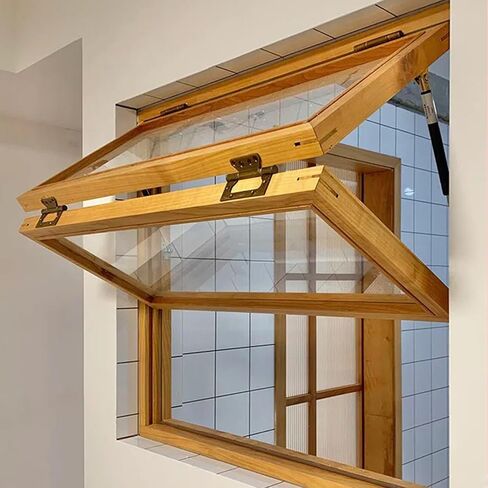 Vertical Folding Window with Reinforced Glass for Food Trucks & Concession Stands - Enhances Kitchen Accessibility & Laundry Efficiency, Ideal for Outdoor Cooking & Service,150x70cm in Kuwait