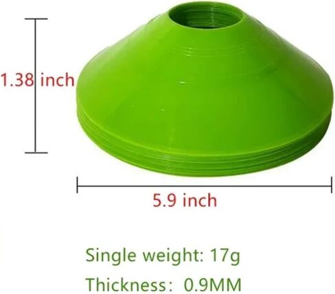 10Pcs Football Cone Plate Training Agile Practice Field Marking Sports Equipment for Soccer Practice Equipment,Basketball in Kuwait