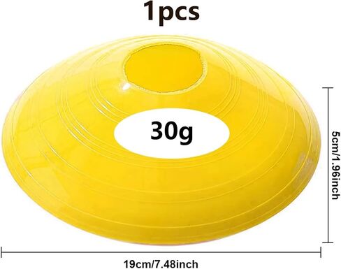 10pcs Flat Training Discs for Soccer Basketball Football Agility Drills High Visibility Multi Sport Markers Portable for Soccer Practice Equipment,Basketball in Saudi Arabia