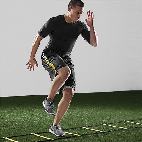 Agility Ladder Speed Training Equipment 12 Soccer Cones for Football Basketball for Soccer Practice Equipment,Basketball in Kuwait