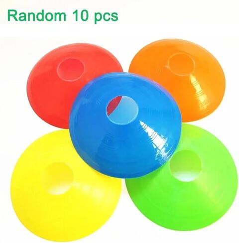 50PCS Soccer Training Cones Agility Disc Dish Obstacle Courses Marker Physical Equipment Football Accessories for Soccer Practice Equipment,Basketball in Kuwait