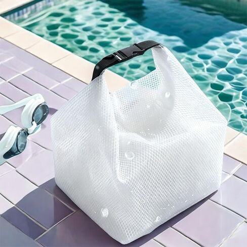 Portable Clear Bag, Waterproof Storage Handbag, Multipurpose Tote Bags for Swimming, Gym, Sports, Shopping, Toiletry in Kuwait