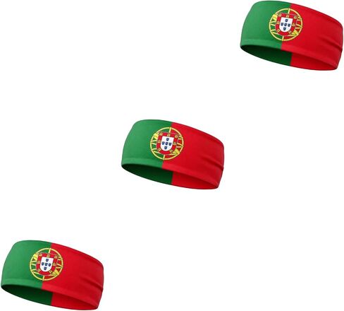 البرتغال العلم عقال 2026 بطولة كرة القدم العالمية مروحة كرة القدم عقال الأحداث الرياضية العصابات الشعر مباراة الملحقات للأطفال الكبار in Kuwait