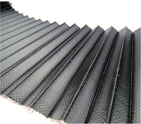 CNC Milling Machine Flat Bellows Cover Three-Proof Black 1.5m x 15mm H130-300mm in Kuwait