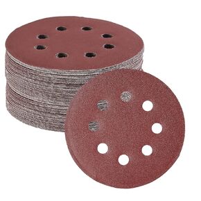 Bates- Sanding Discs, 5 Inch 8 Hole Sanding Discs, 100 Pack, Grits 60 120 240 400 600 800 1000 1200 1500 2000, Sanding Pads, Hook and Loop Sanding Disc, Round Sandpaper Discs, 5 inch Sanding