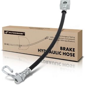A-Premium Rear Passenger Brake Hydraulic Hose Compatible with Select Ford Models - E150, E250, E250 Econoline, E350 Club Wagon, E350 Super Duty, E350 Econoline Club Wagon - Replace# 6C2Z2A442CA