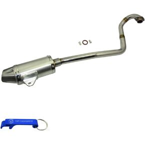 TC-Motor Stainless Steel Exhaust Pipe For Honda CRF110 2013-2018 Dirt Pit Bike