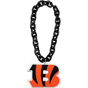 Aminco NFL Cincinnati Bengals Team Fan Chain, Black