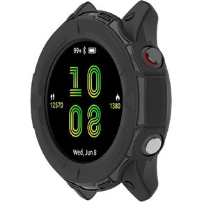 Compatible with Garmin Forerunner 255S Protective Case Cover, TPU Protective Case Cover Shell for Garmin Forerunner 255S(TPU Black)