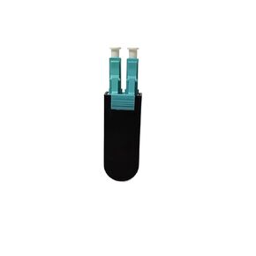 4 pcs LC Fiber Optic Loopback Adapter Tester ​Multimode OM3&OM4 UPC LC Loopback Plug Standard Duplex LC Connector Loopback Adapter/Test Plug for Testing Applications (OM3&OM4-50/125)