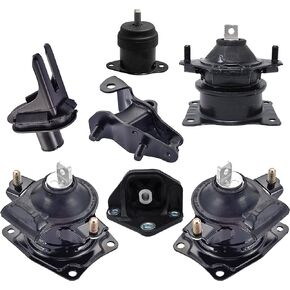 ENA Front Left Right Rear Engine Motor Center Suspension and Trans Mount Set of 7 Compatible with Acura 2004-2008 TSX 2.4L Auto Trans Replacement for A4526HY A4517 A4516 A4510 A4509 A4544 A4591