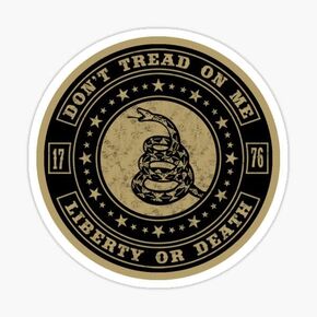 NTICKER 3 pcs Liberty of Death US Flag Patriotic Sticker Snek, 2 inches - Hard Hat Sticker Decal Military Navy