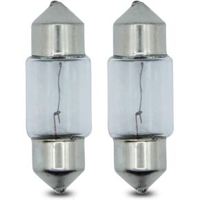 lumenivo 12V Marine Light DE3175 Bulb Replacement for Perko 0071DP0CLR 12V 10 Watt / .80 Amp Double Ended Festoon Bulb, 3175 12V 10W Boat Light Bulb, Aerogarden Light Bulbs - Clear - 1 Pack in Kuwait