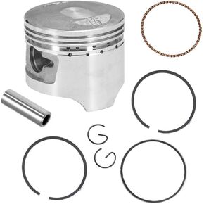 Zreneyfex Piston with Rings & Head Gaskets Set Replacement for Honda CRF70 2004-2008 XR70 1997-2003 70CC Bike