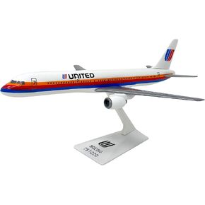 Flight Miniatures United (76-93) 757-200 1:200 Scale - Plastic Snap-Fit Model Airplane - Collectible Replica of United Airlines Aircraft - Part# ABO-75720H-012