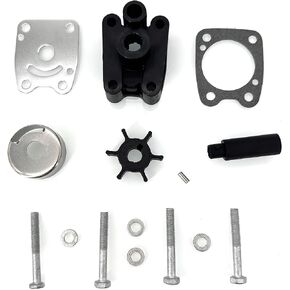 689-W0078-04-00 Water Pump Impeller Repair Kit 42431M for Mariner Outboard 20 25 30 HP Boat Motor Engine Parts Replacement Sierra 18-3426 Yamaha 689-W0078-A4-00 84829M 97793M 97793T