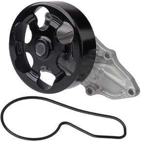 KEYOOG Engine Water Pump Kit AW9461 (For L4 2.4L Only) Compatible With 2004-2008 Ac-ura TSX /2003-2007 Ho-nda Accord /2007-2009 CR-V /2003-2011 Element (OE# 19200RAAA01 19200-RAD-003)