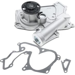 A-Premium Engine Water Pump W/Gasket [fits DOHC, 6Cyl 3.3L 3.5L 3.8L] Compatible with Hyundai, Kia, Genneis, Azera 07-17, Santa Fe 07-18, Sonata, Sedona 06-20, Sorento, Amanti, Telluride, G80 & More