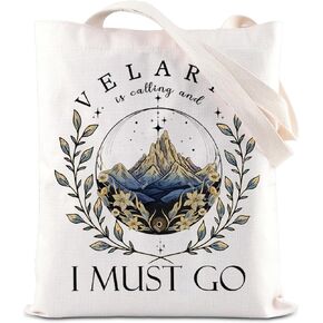 ENSIANTH ACOTAR Merch Velaris City of Starlight Inspired Tote Bag Fantasy Bookish Gift Night Court Reader Velaris Handbag