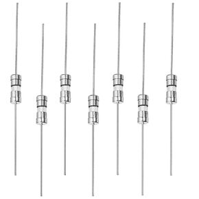 Fielect 20Pcs Slow Blow Ceramic Fuse 250V 3.15A Ceramic Axial Lead Tube Fuse Ceramic Tube Time Delay Fuses 3.6x10mm (T3.15A)
