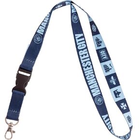 Desert Cactus Manchester City Lanyard Man City MCFC Football Soccer Premier League Car Keys ID Badge Holder Keychain Detachable Breakaway Snap Buckle (Lanyard Double Sided) in Saudi Arabia
