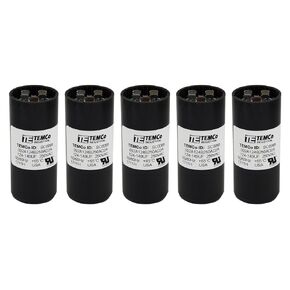 TEMCo 216-259 uf/MFD 220-250 VAC Volts Round Start Capacitor 50/60 Hz AC Electric - Lot -1