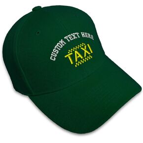 Custom Baseball Cap Taxi Embroidery Cars Acrylic Dad Hats for Men & Women