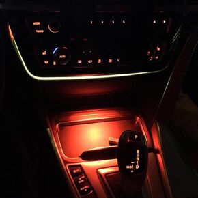 Jaronx متوافق مع وحدة التحكم BMW LED المحيطة لـ 1' F20 F21، 2' F22 F23، 3' F30 F31 F80، 4' F32 F33، وحدة التحكم المركزية بمصابيح LED المحيطة مع إضاءة محيطة LED مزدوجة اللون