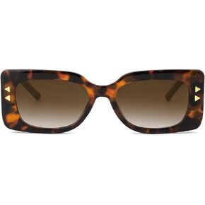 Trendy Square Sunglasses for Women UV400 Protection Retro Rectangle Women's Sunglasses SP0052