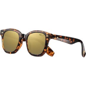 نظارة شمسية Bevi Retro Polarized Designer للرجال والنساء، عدسة حماية من الأشعة فوق البنفسجية 400 خفيفة الوزن in Kuwait