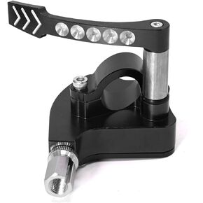 7/8" 22mm Universal Billet Throttle Thumb Assembly, ATV Throttle Lever Thumb Controller, Replacement for Yamaha Suzuki Polaris Can-Am Kawasaki Honda Arctic Cat KYMCO Dirt Bike ATV Quad, Black