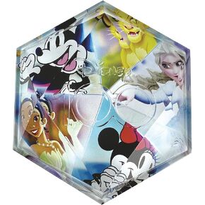 Enesco Facets Disney 100 Years of Wonder Favorite Characters Paperweight, 4.6 Inch, Multicolor