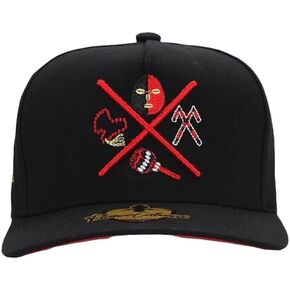 Culiacan Elegua Mens Cap - Curved Bill Baseball Cap for Men & Women's - Casual Wear Caps for Men - Trendy Golf Cap for Men - Modern Cap for Men - Trucker Hat Cap - Adjustable Size - Black