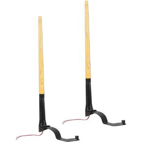 Flagpole Light, 2PCS Whip Lights 340mm Long Amber Lighted Antenna Flagpole Lamp for ATV UTV